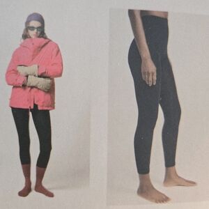 NWT STEMS Fleeced Black Leggings